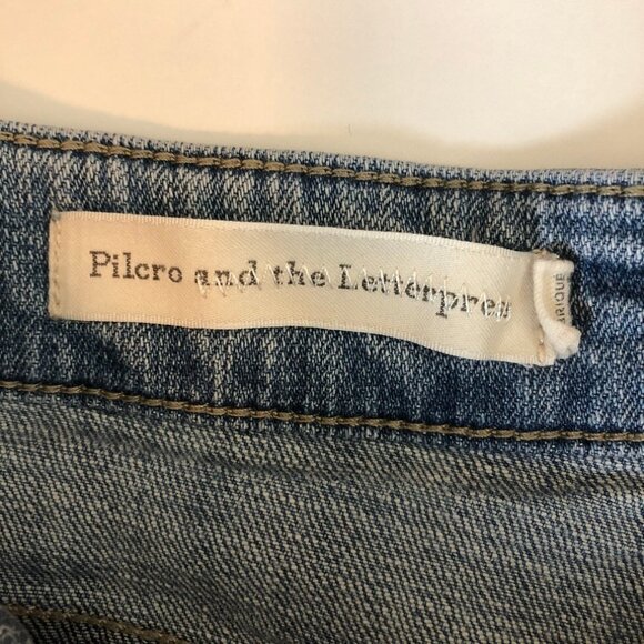 Anthropologie Pilcro & The Letterpress Slim Boyfriend Denim Shorts Size 25 - Picture 3 of 5
